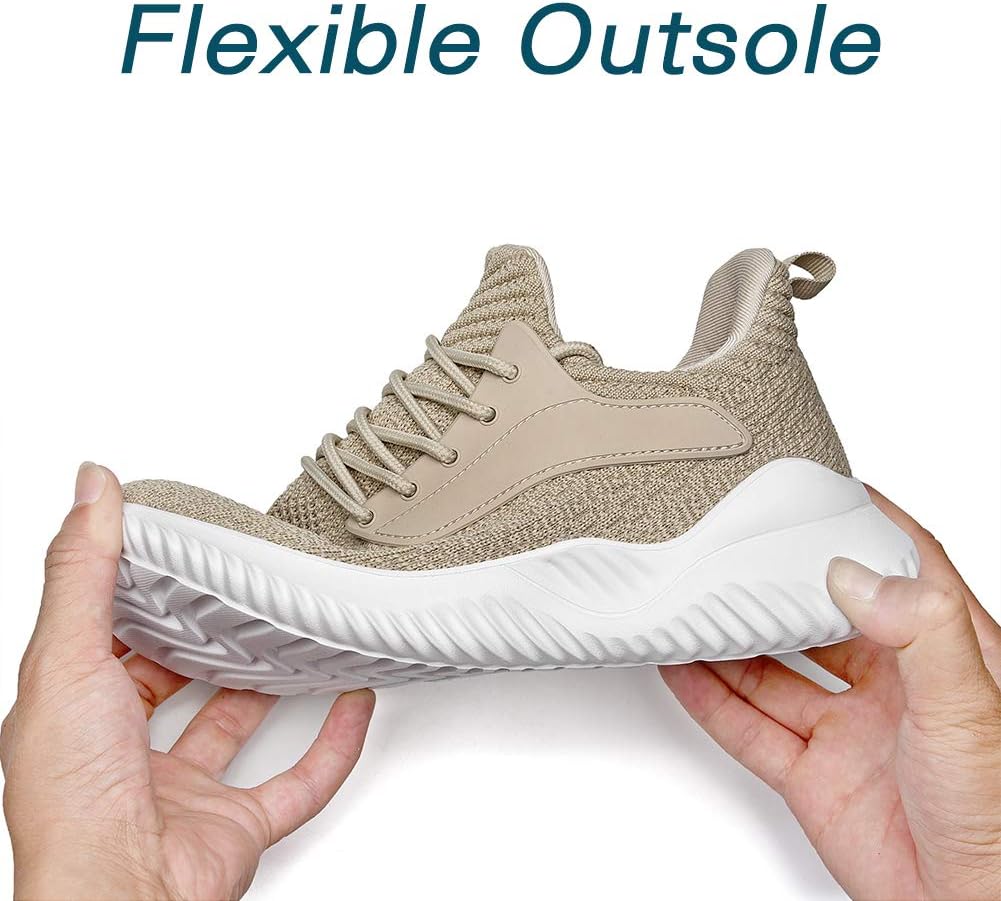 Akk Womens Walking Shoes - Slip On Tennis Running Shoes Memory Foam Lightweight Work Sneakers for Indoor Outdoor Gym - Image 6