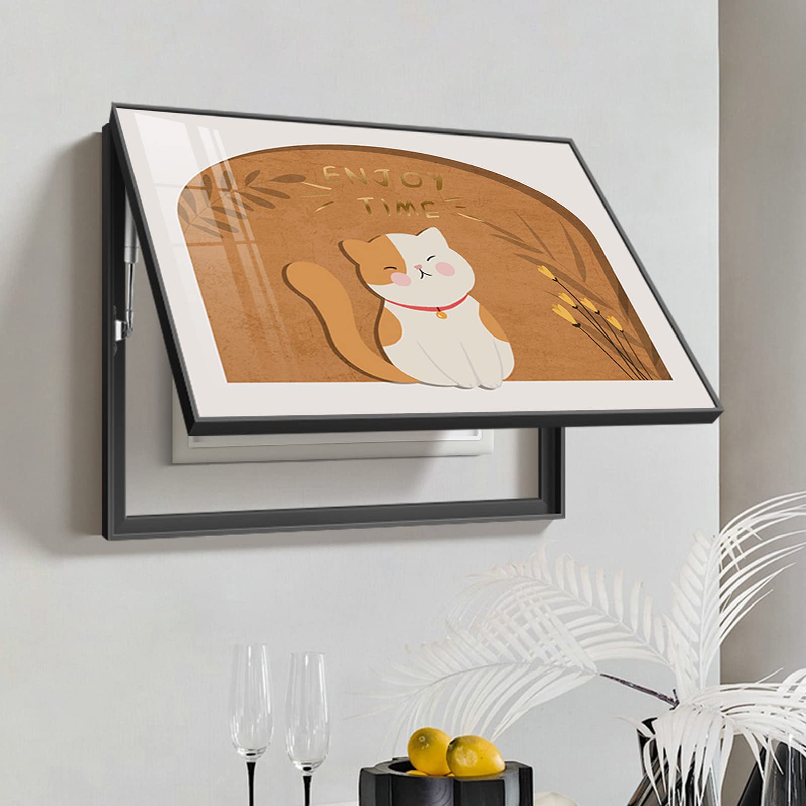 Copertura Decorativa Per Pannello Elettrico - In Legno PP, Design Sottile - Per Nascondere Fusibili E Contatori - Foto 8