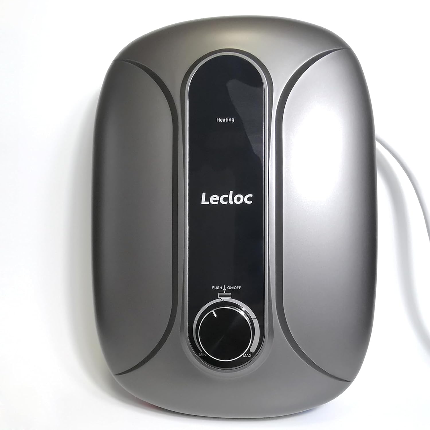 Mini Instant Hot Water Heater 6.5kW 240V Hard-wired, Sleek Design, LED Temp. Display with Big Knob, 86-131℉ On Demand Electric Tankless Water Heater for Kitchen or Bathroom, 1 Point of Use