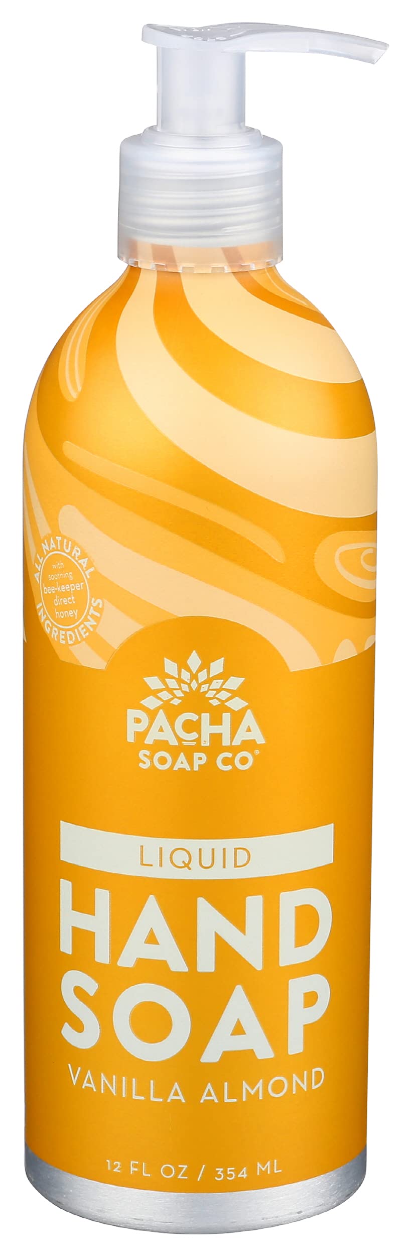 Pacha Soap CoVanilla Almond Liquid Hand Soap, 12 FZ