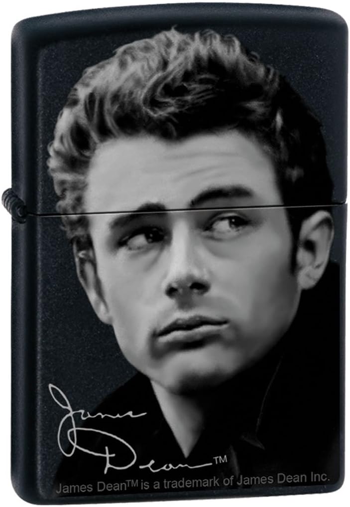 Zippo Lighter - James Dean Not Forgot Black Matte