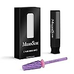 MelodySusie Super Cut Edition 5 in 1 Nail Drill Bits, 3/32\'\' Carbide Tungsten Multi-function Bits, Suitable for Manicure Pedicure Cuticle Gel Polishing, Purple, Series Bit-M, 3XC