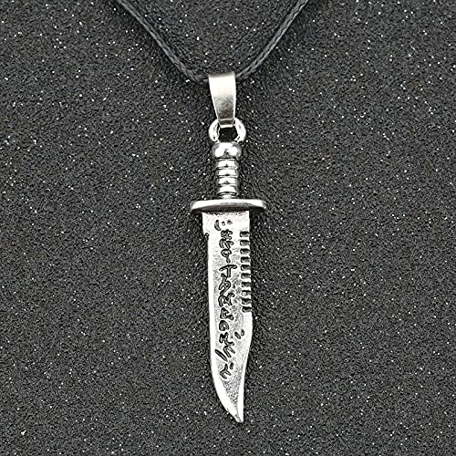 HQTUYEN Supernatural Necklace Ancient Demon Killing Knife Of The Kurds Rubys Blade Dagger Vintage Retro Pendant Movie Jewelry Wholesale