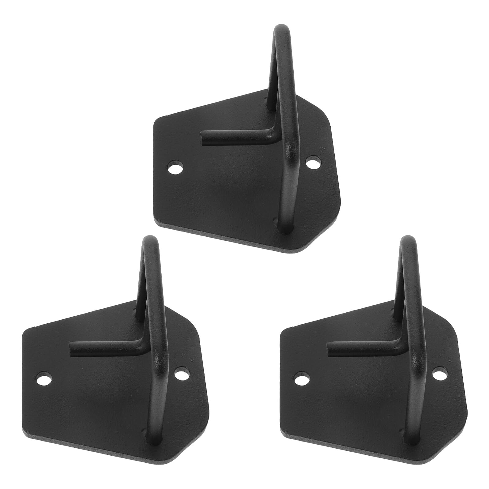 Set 3 Pezzi Ancoraggi a Parete per Fasce di Resistenza, Supporti Regolabili per Allenamento Bande Elastiche, Accessori Fitness per Palestra Domestica e Training di Forza