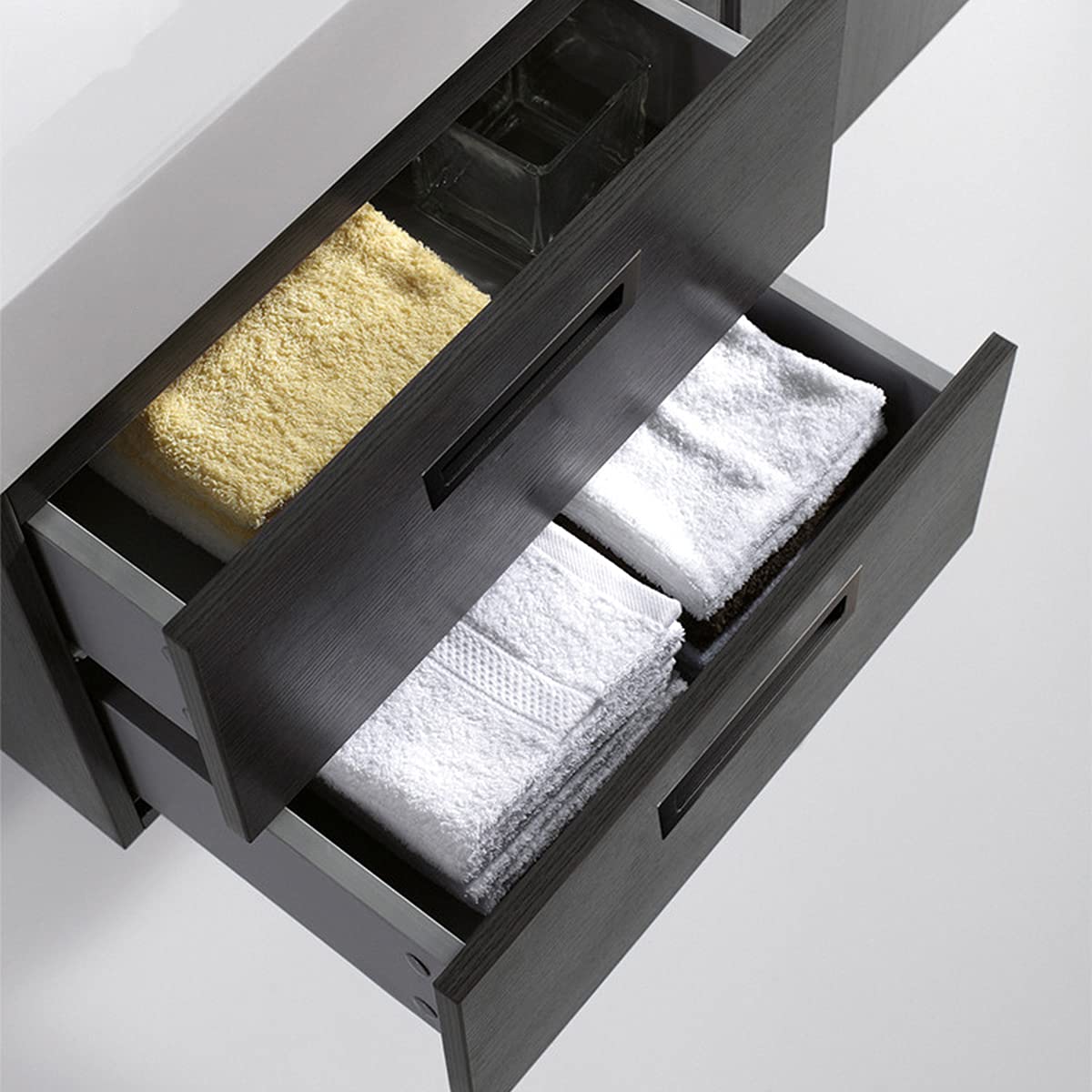 2 Maniglie A Incasso Per Mobili - Nero, Alluminio Spazzolato - Foto 5