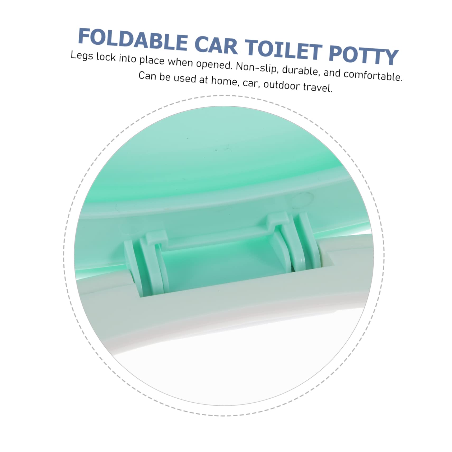Orinal Plegable Portátil para Inodoro Infantil Resistente y Antideslizante Fácil de Transportar para Viaje Uso Coche y Exteriores con Diseño y Estructura