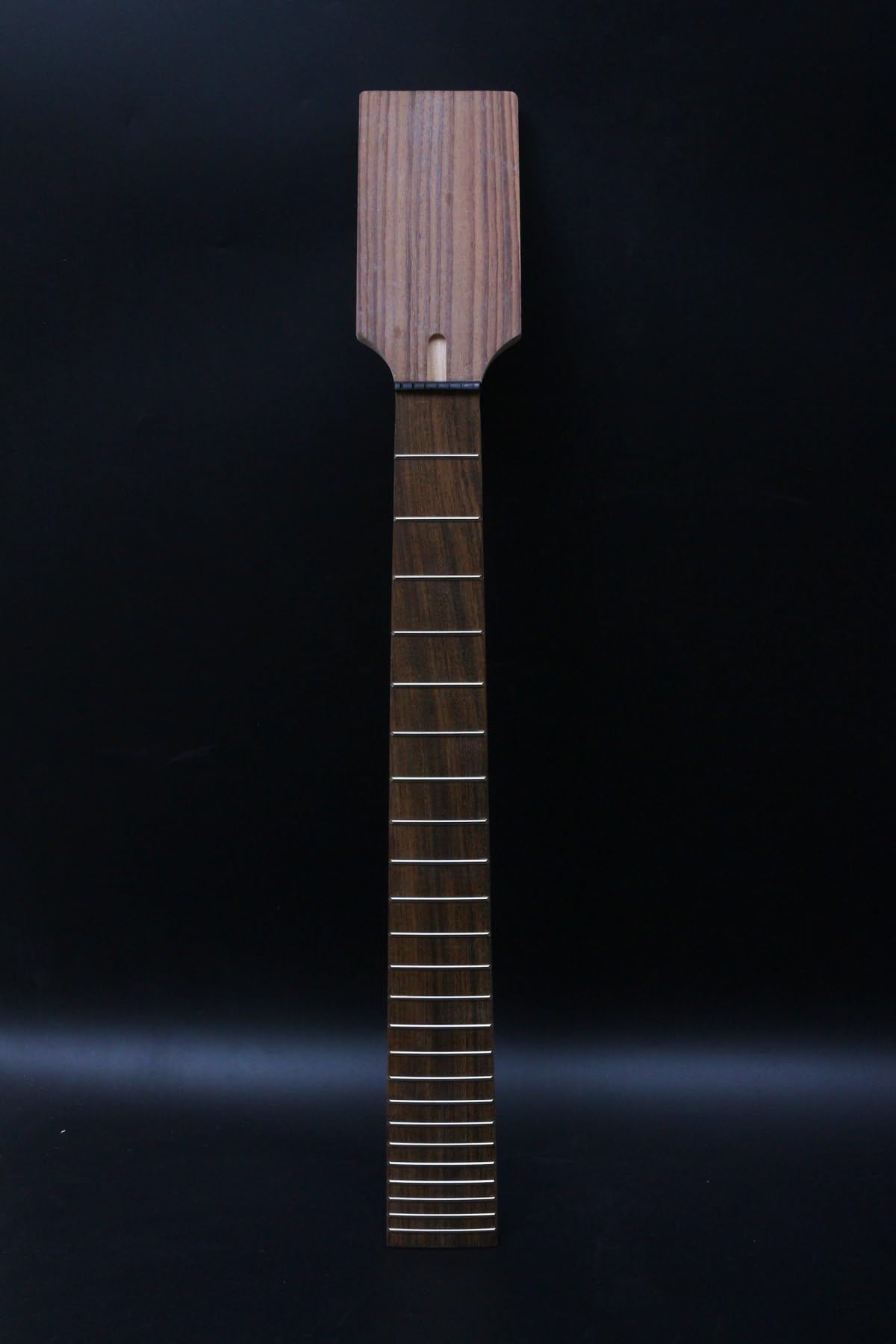 Manico for chitarra a 7 corde incompiuto, 24 tasti, 25,5 pollici, tastiera in acero e palissandro, trapezoidale 48 65