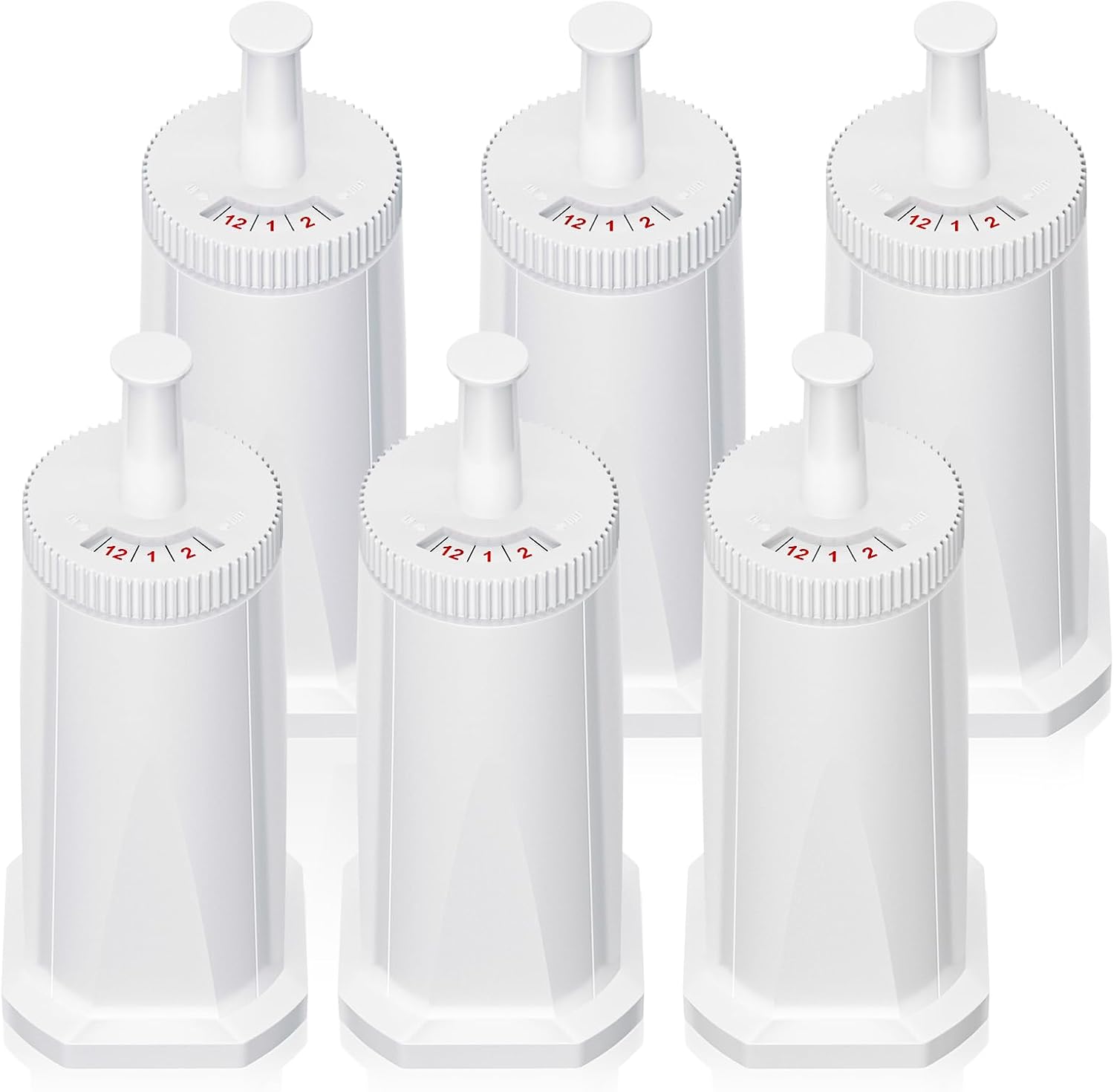 6 Pack Replacement Water Filter for Breville Espresso Machine Barista Touch Bes880, Oracle Touch BES990, Barista Pro BES878, Oracle BES980, Dual Boiler BES920 Bambino ClaroSwiss Sage