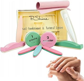 P.Shine Japoński zestaw do manicure, do regeneracji i wzmocnienia płytki paznokcia, leczenie naprawcze, zdrowy, wysokiej jakości zestawu do paznokci