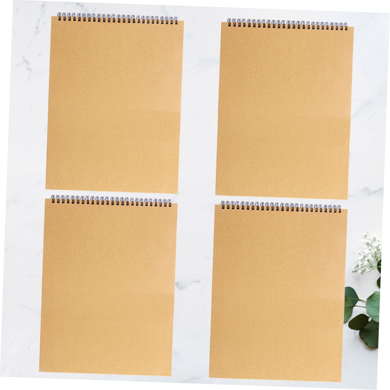 SHINEOFI Bloc Papier Dessin A5 Portable pour Croquis, Lot de 4 Cahiers