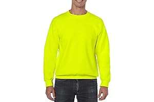 Gildan Gildan Adult Fleece Crewneck Sweatshirt, Style G18000, Neon Green