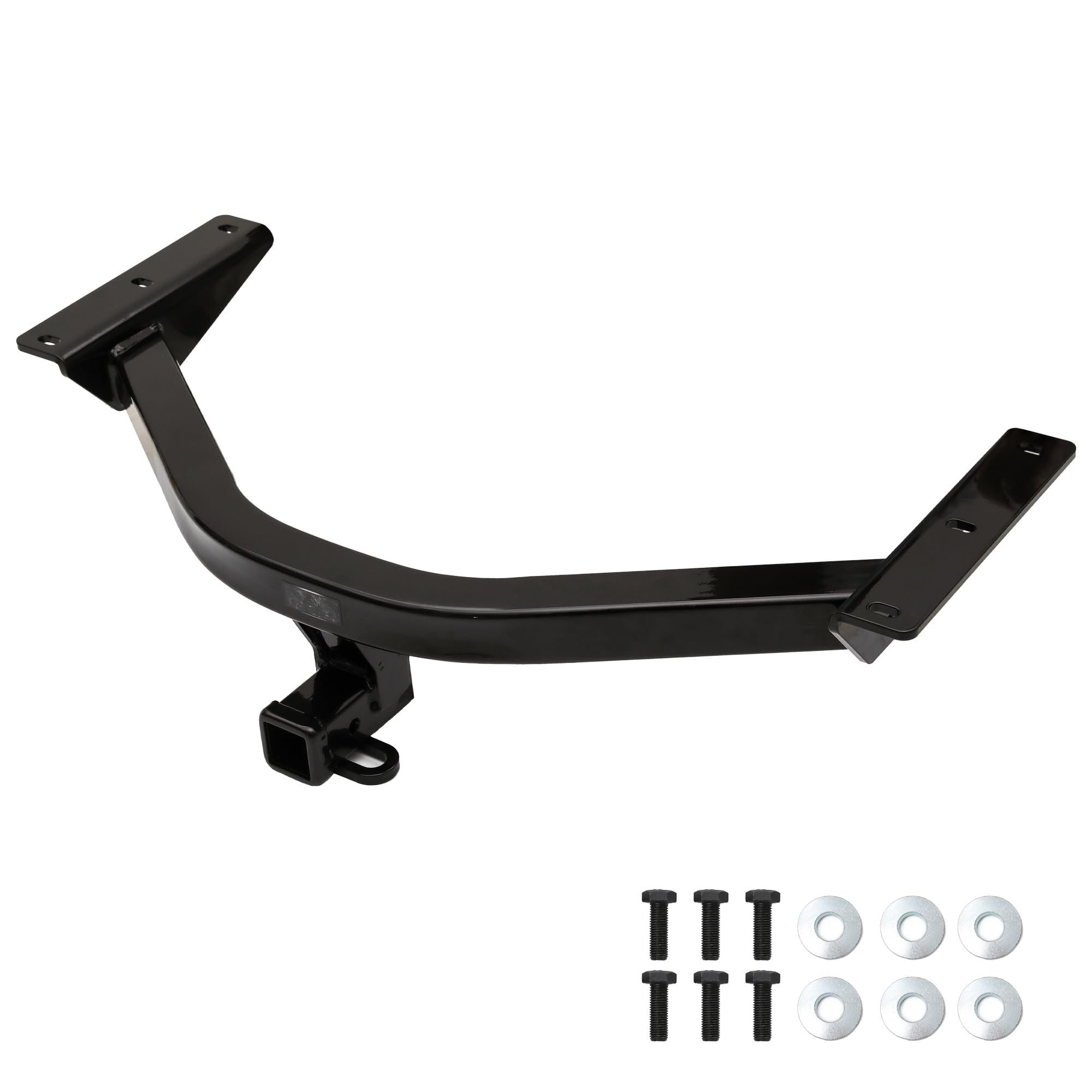 XPE Trailer Hitch for Acura MDX and Honda Pilot, 2-inch Hitch Receiver, Black Trailer Hitch Kit, Anti-Rust Gloss Black Powder Coat Tow Hitch