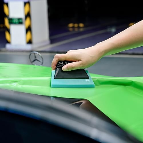 Miniatura 6 de FOSHIO Escobilla de goma PPF con mango antideslizante para limpieza de ventanas, puerta de cristal de ducha, escobilla de goma para parabrisas de