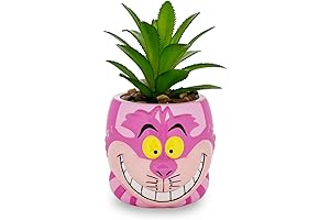 Loungefly Alice in Wonderland Cheshire Cat Mini Planter with Artificial Succulent: Captivating Garden Haven