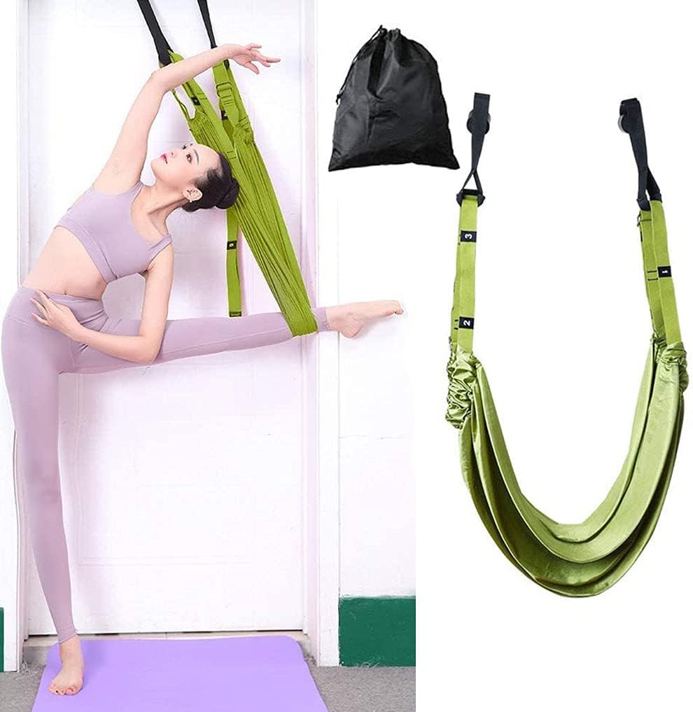 Waist Back Leg Stretch Strap/Yoga Fitness Band, Leg Stretching Assist Trainer, Yoga Stretcher, Back Bend Split Inversion Strap for Fitness, Dance, Ballet, Gymnastics