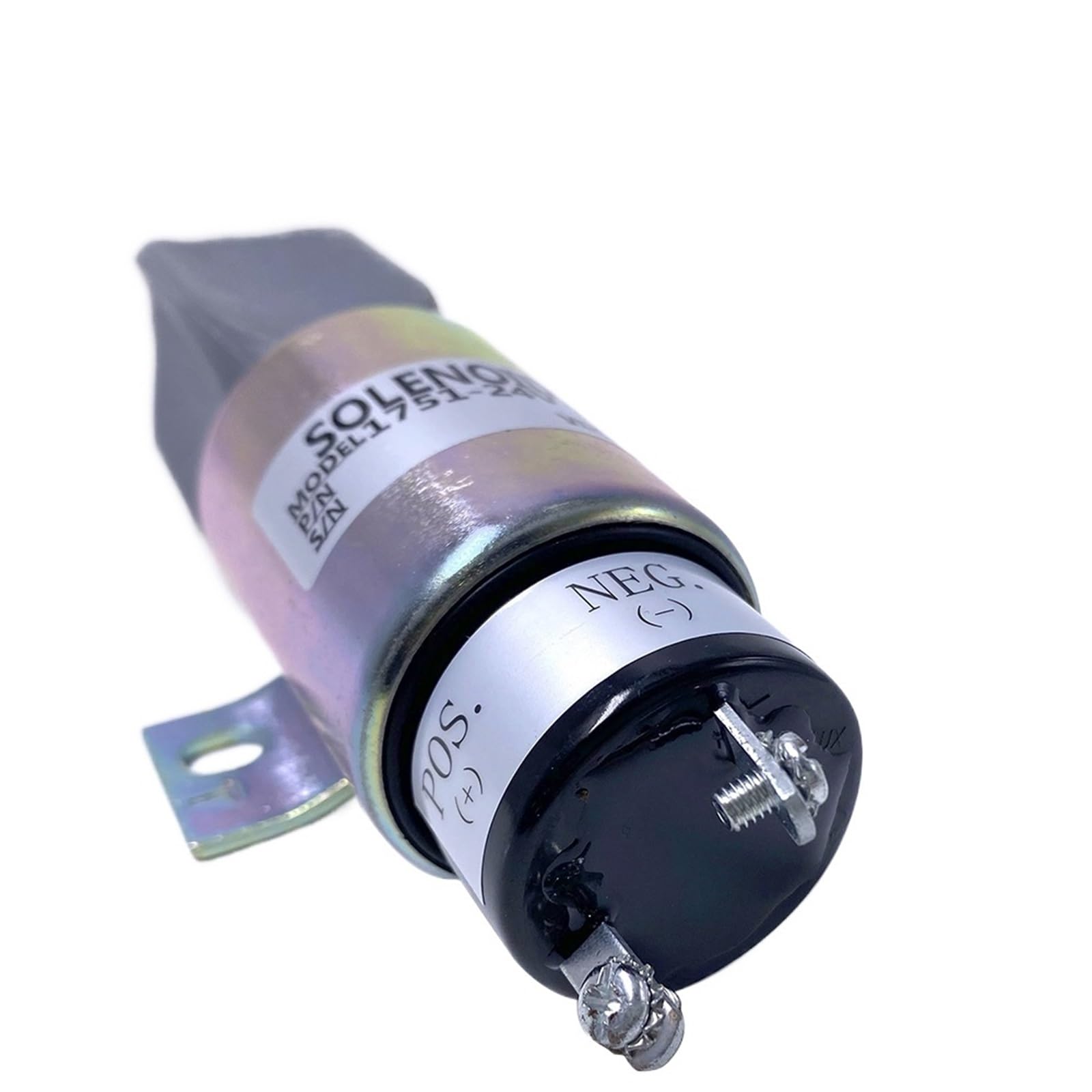 Diesel Engine 1751 Stop Solenoid Valve Electronic Flameout Fuel Cut Off Shutdown Switch Generator Accessories Parts DC12V 24V(1751 2-Wire,24V)