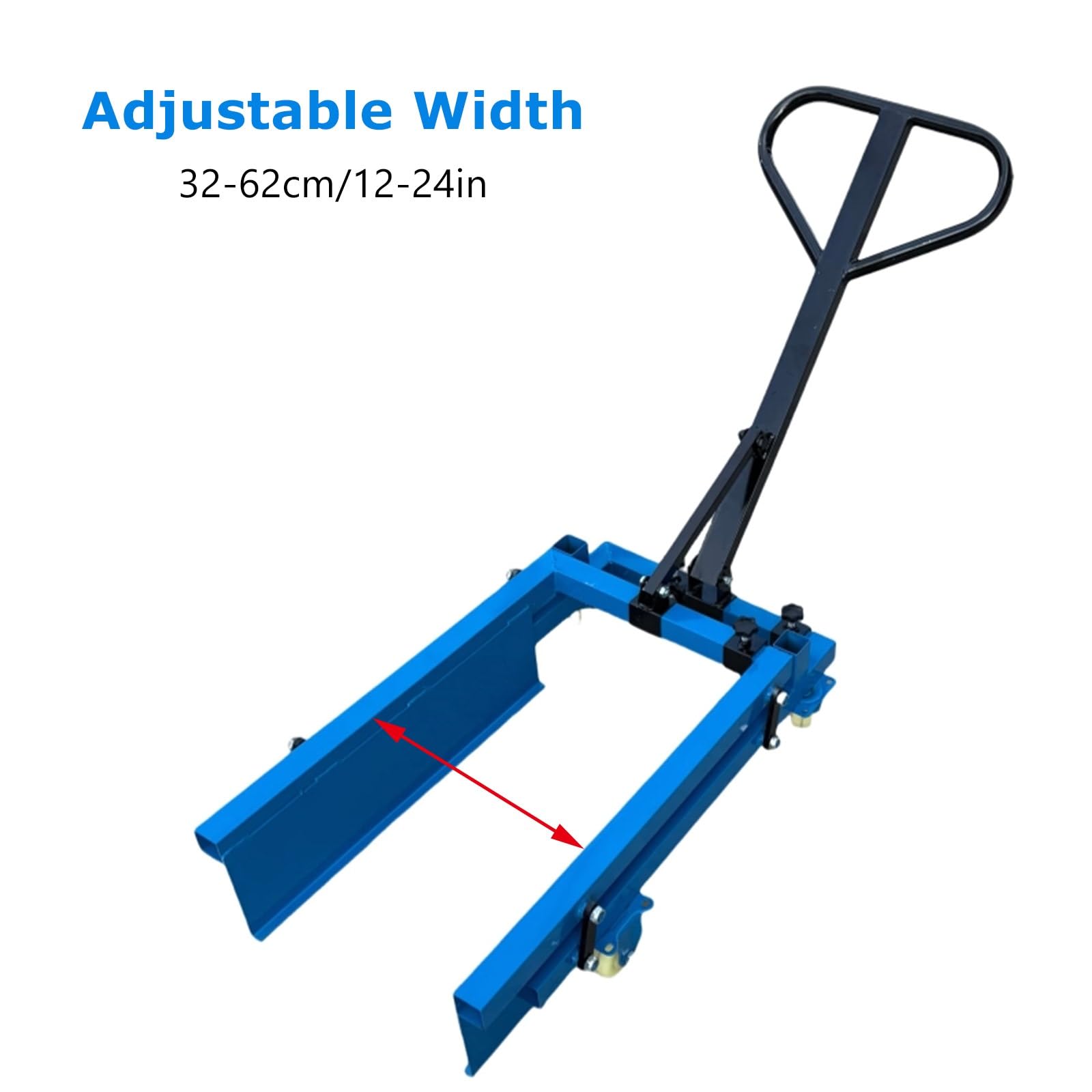 Robuster Gemüsekorbwagen blau pulverbeschichtet Palettenwagen für einfachen Transport von Kisten - ideal für Lagerung, Herstellung & Einzelhandel