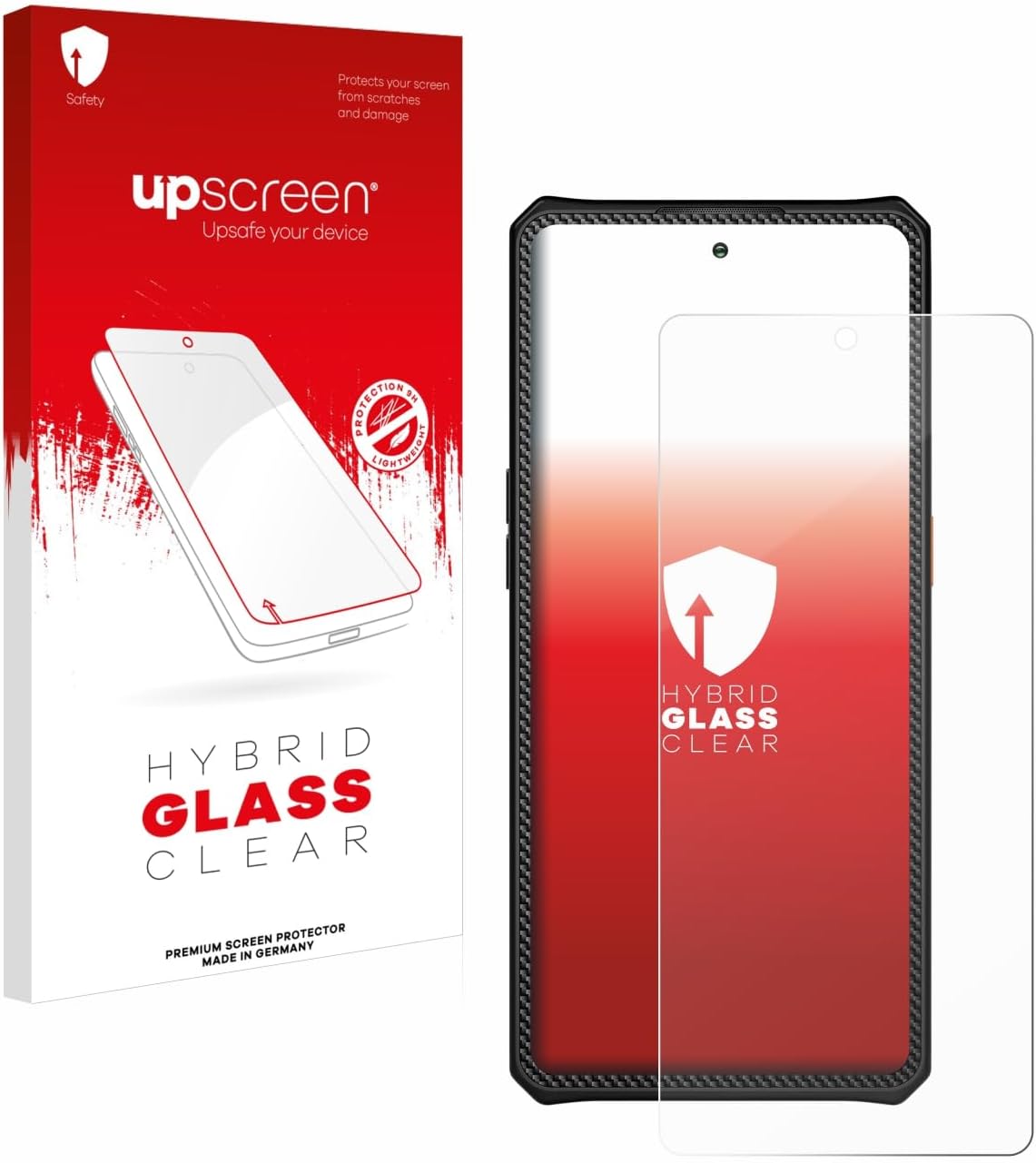 upscreen Screen Protector Film Compatible with iiiF150 Air2 Ultra - 9H Glass Protection, Extreme Scratch Resistant