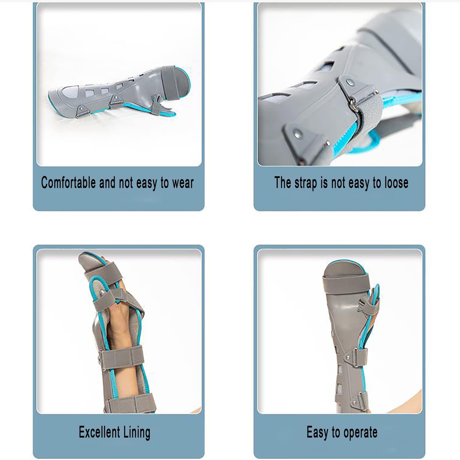 Stecca per mano a riposo, stecca per tutore per supporto polso, immobilizzatore per stecca per mano a riposo per ictus, riabilitazione dell'atrofia muscolare, per mano per tendinite lesioni sportive