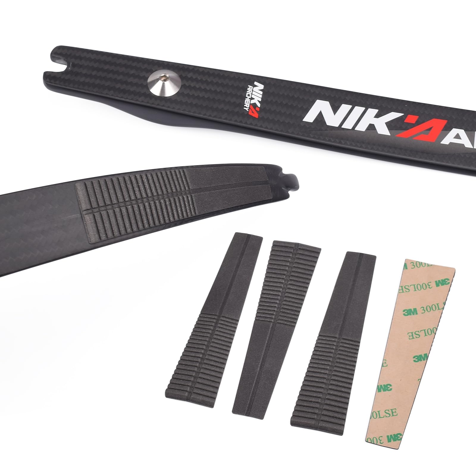NIKA ARCHERY 4 szt. łucznictwo kończyny tłumik łuku refleksyjnego amortyzator kończyny tłumik strun rowek stabilizator akcesoria Eva