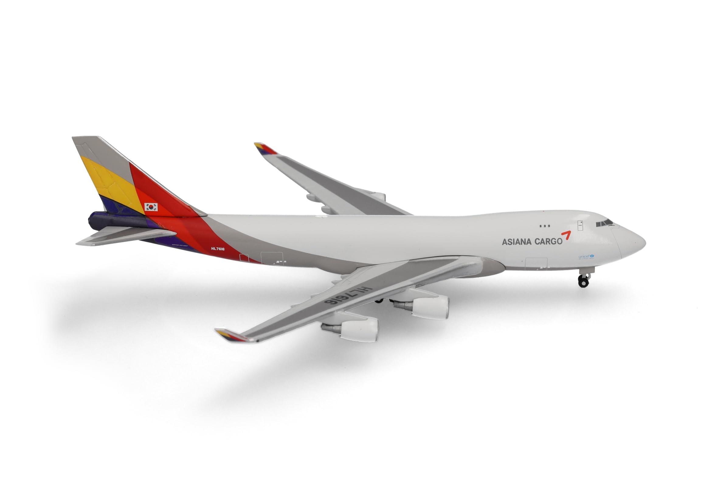 Herpa 538848 - 1/500 Asiana Cargo Boeing 747-400F – HL7616 - New