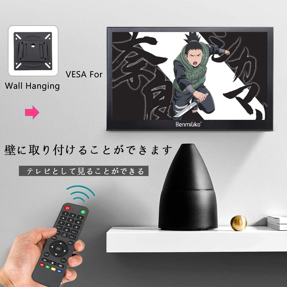 20" inch Multifunctional CCTV Security Camera Monitor HDMI, AV, BNC, VG, USB Input Terminal Surveillance Camera PC Display Monitor Computer 1600x900 Full HD