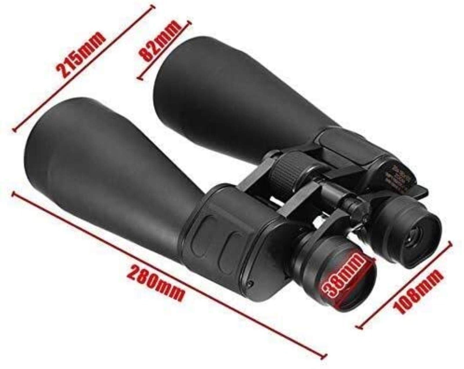 Binoculares portátiles Alta Potencia para Exteriores, telescopio Alta claridad, binoculares nocturnos V20X180X100 para Acampar y Hacer Senderismo.