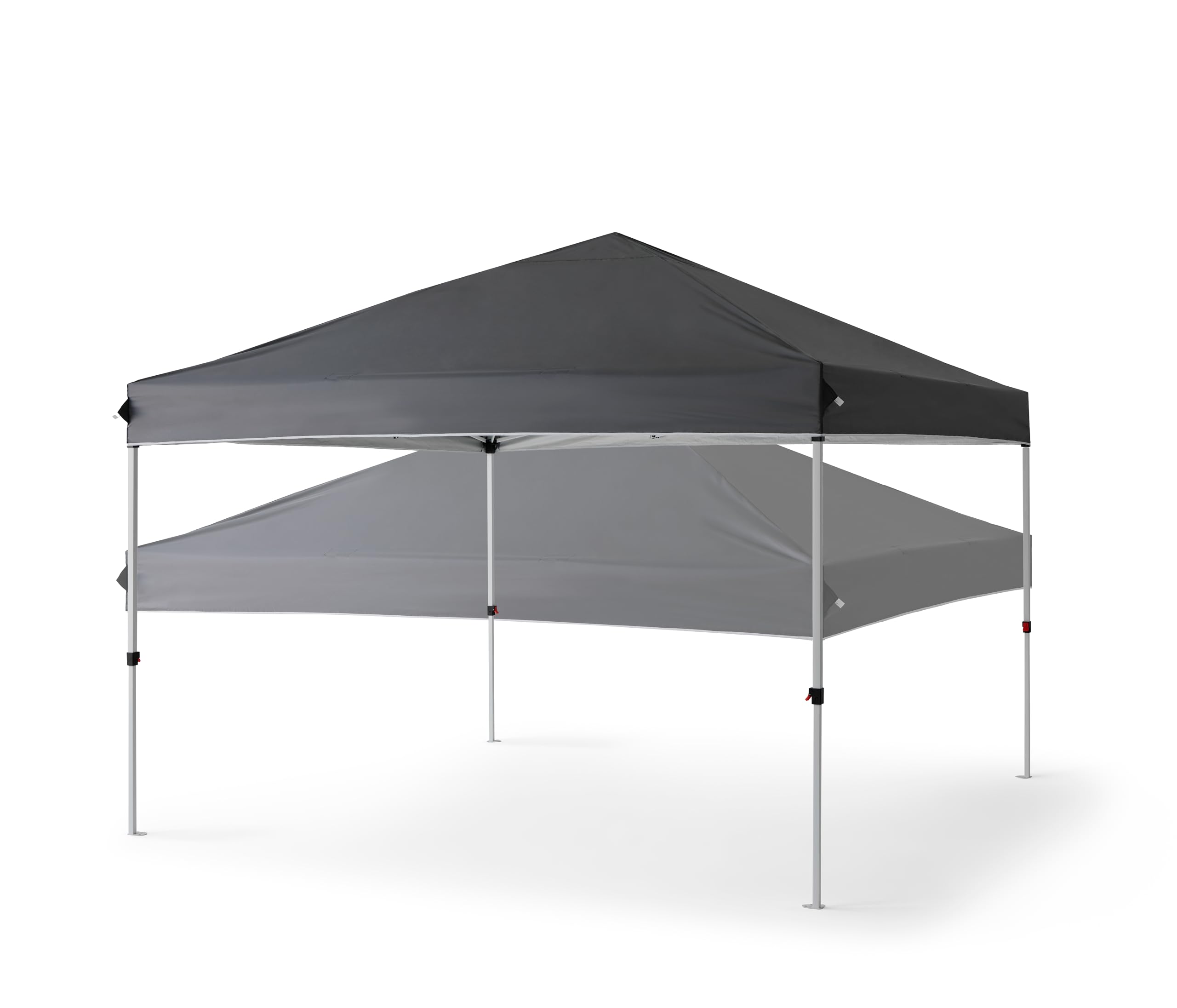 KG KITGARDEN - Carpa Plegable 3x3m con Diseño Pop Up, Incluye Piquetas y Bolsa de Transporte, Gris