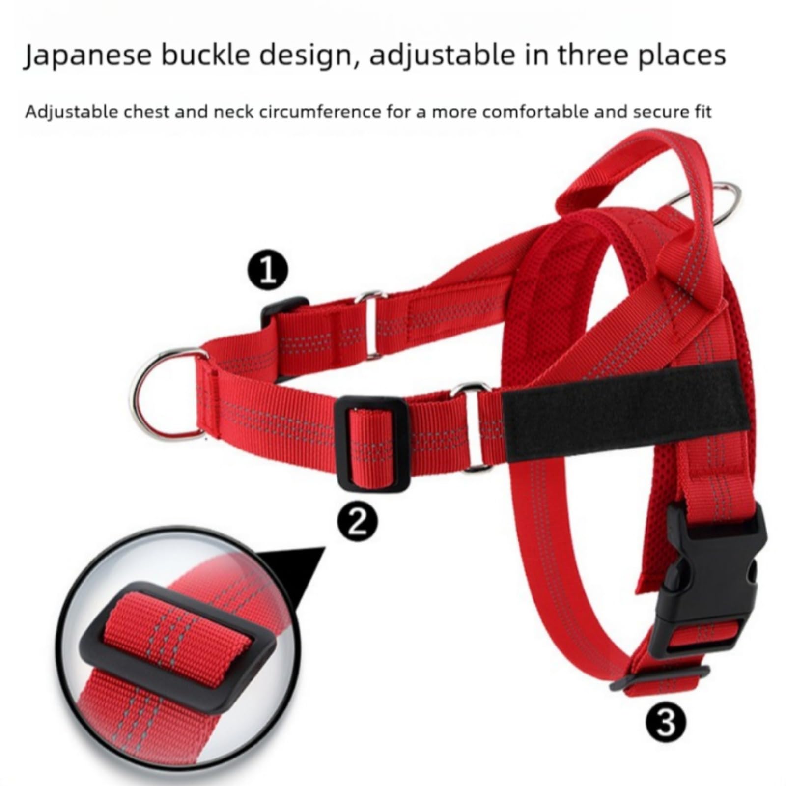 veltrioitalia - Pettorina Veltrio – Controllo Totale, Vestibilità Regolabile, Riflettente per Cani Piccoli e Med (Arancia,S)