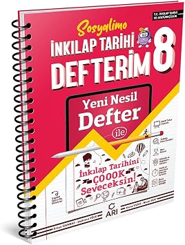 Arı Yayınları 8 Sınıf Sosyolimo Akıllı Inkilap Tarihi Defterim A