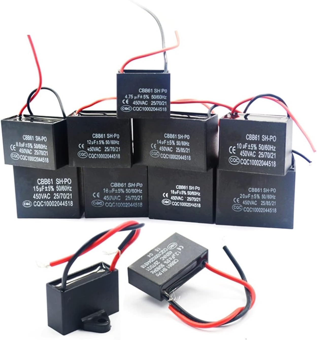 Capacitor Capacitors 1UF 1.2UF 1.5UF 2UF 3UF 4UF 5UF 8UF