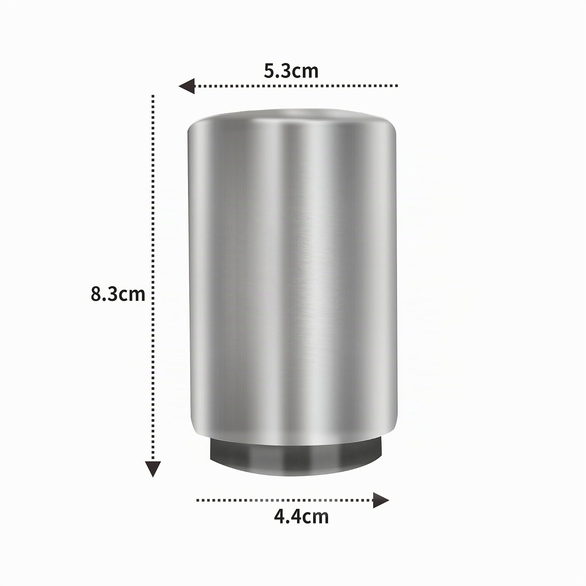 Abridor automático de botellas con mecanismo magnético, abrebotellas compacto plateado