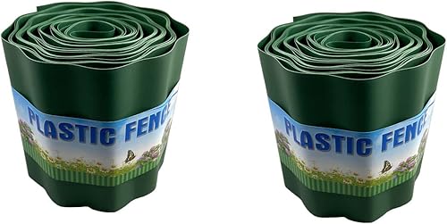 Vista 9 de PP Garden Fence Insert Plastic Fence Garden Picket Fence Bordes Césped Parterres Plantas Fronteras Decorativas Jardín Patio Productos al aire libre