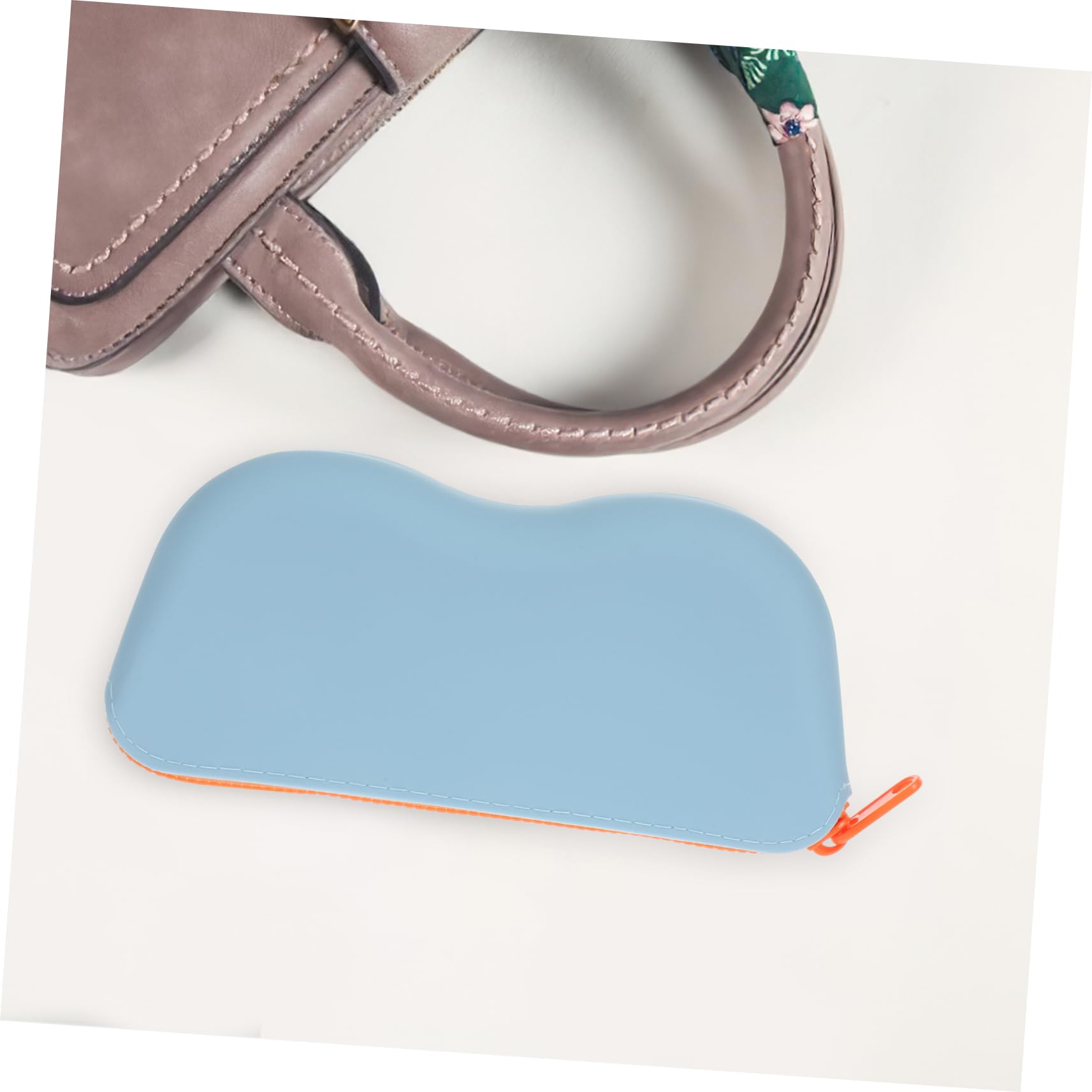 Borsa Per Occhiali Custodia Per Gli Occhiali Custodie in Per Occhiali Custodia Per Occhiali Da Sole Da Donna Porta Occhiali Da Sole Da Borsetta Gel Di Silice Sky-blue