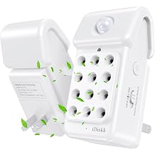 iDiskk 3Pack Plug in Negative Ion Air Purifier for Bedroom Bathroom Office