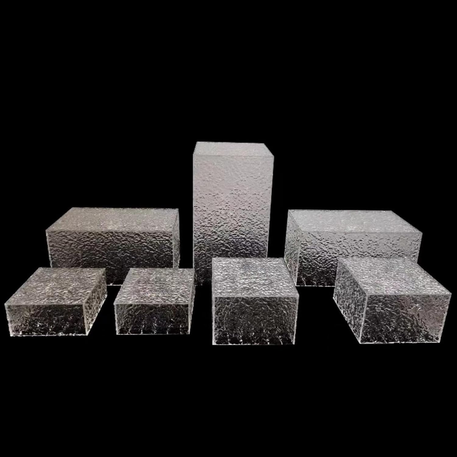 7X Acrylic Dessert Stand Buffet Riser Event Party Decoration Food Riser for Food