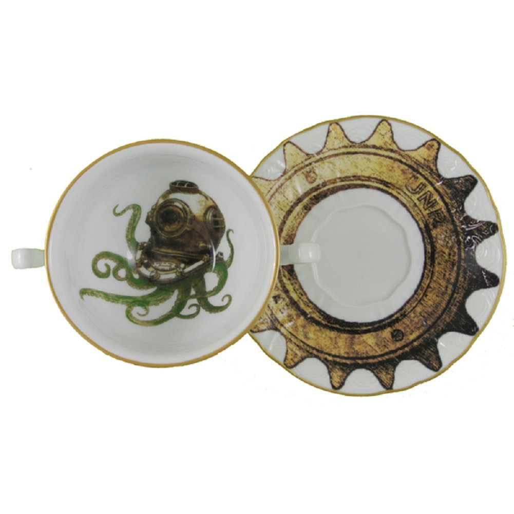 Devall & Allen Octopus Cup & Saucer