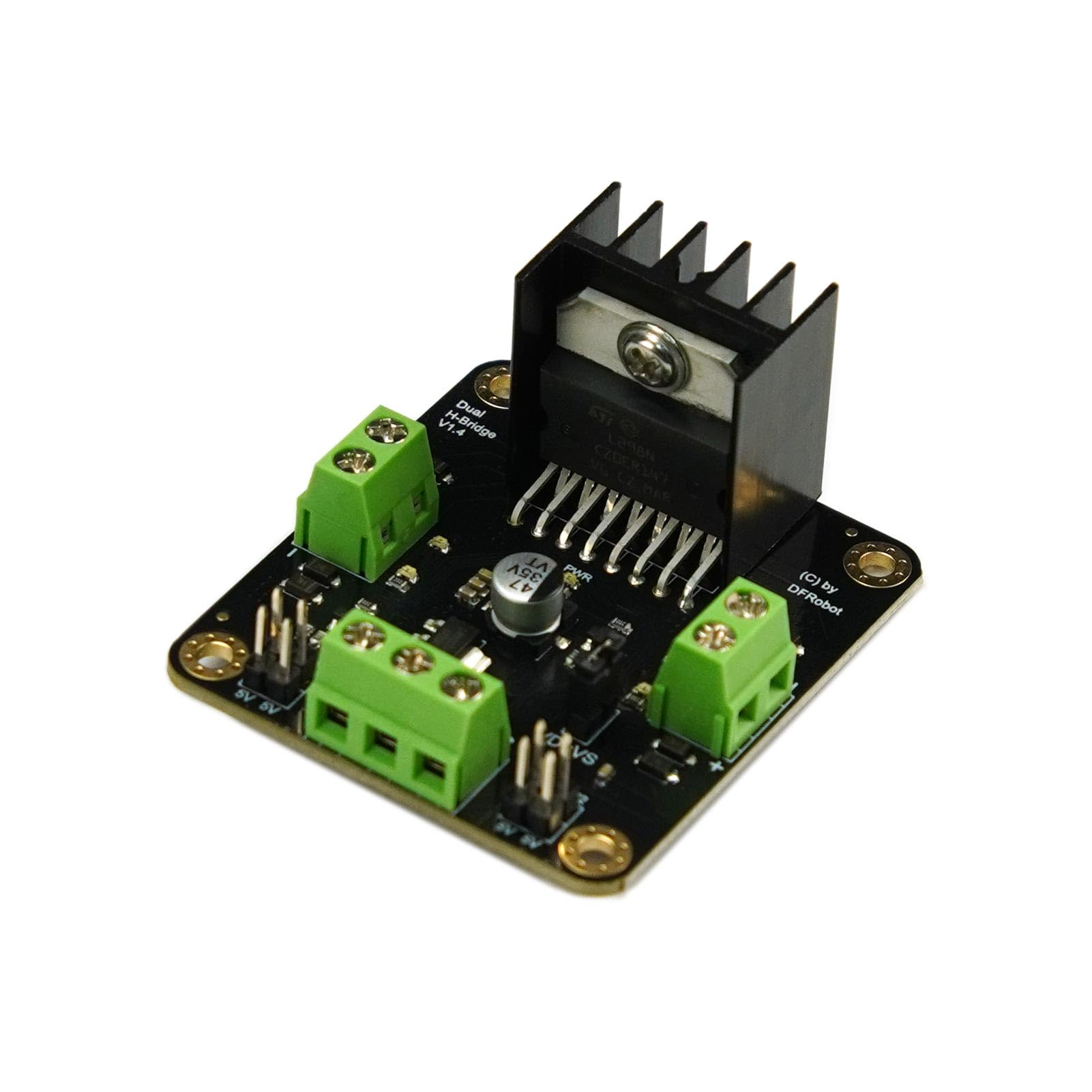Amazon.com: DFROBOT MDV 2x2A DC Motor Controller for Arduino (L298N ...