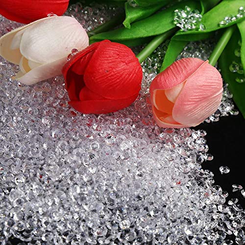 Diyasy 10000 Pcs Clear Wedding Table Scatter 5Mm Crystals Acrylic Diamonds Rhinestones For Table Centerpiece Wedding And Bridal Shower Decorations Vase Fillers #TOP3