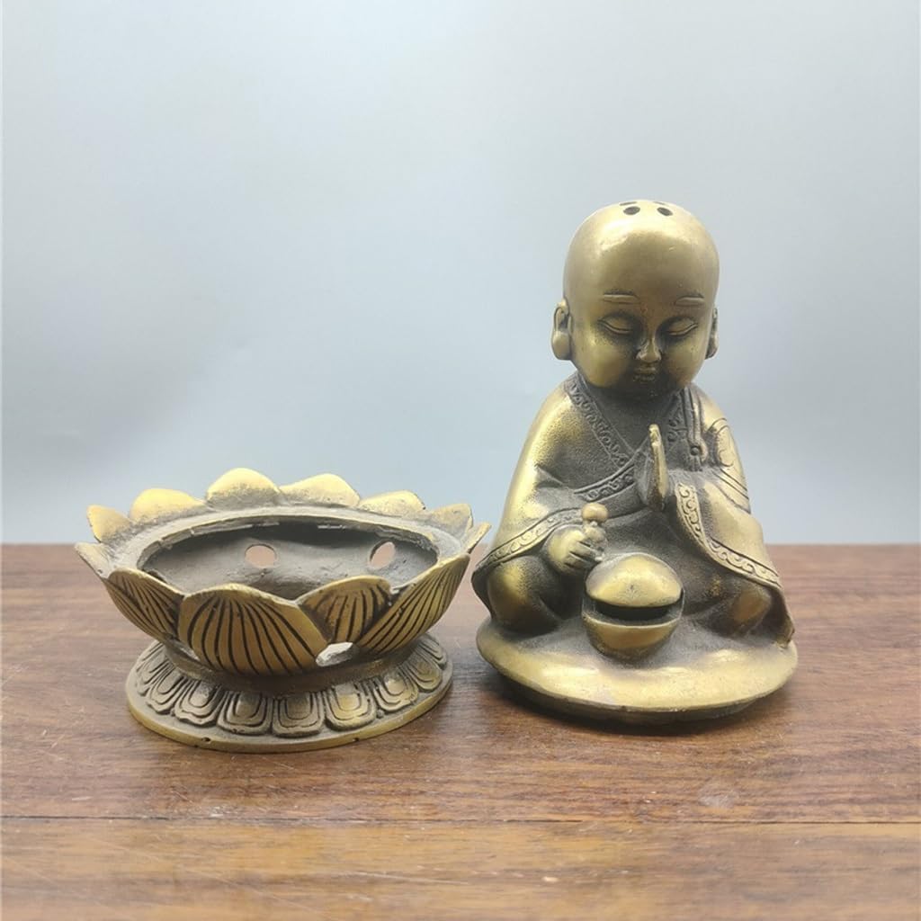 Incense Holder Incense Burner Incense Waterfall Incense Burner Incense Burner Buddha Statue Home Gifts Craft Ornaments Creative Meditation Incense Holder Backflow Incense Burner