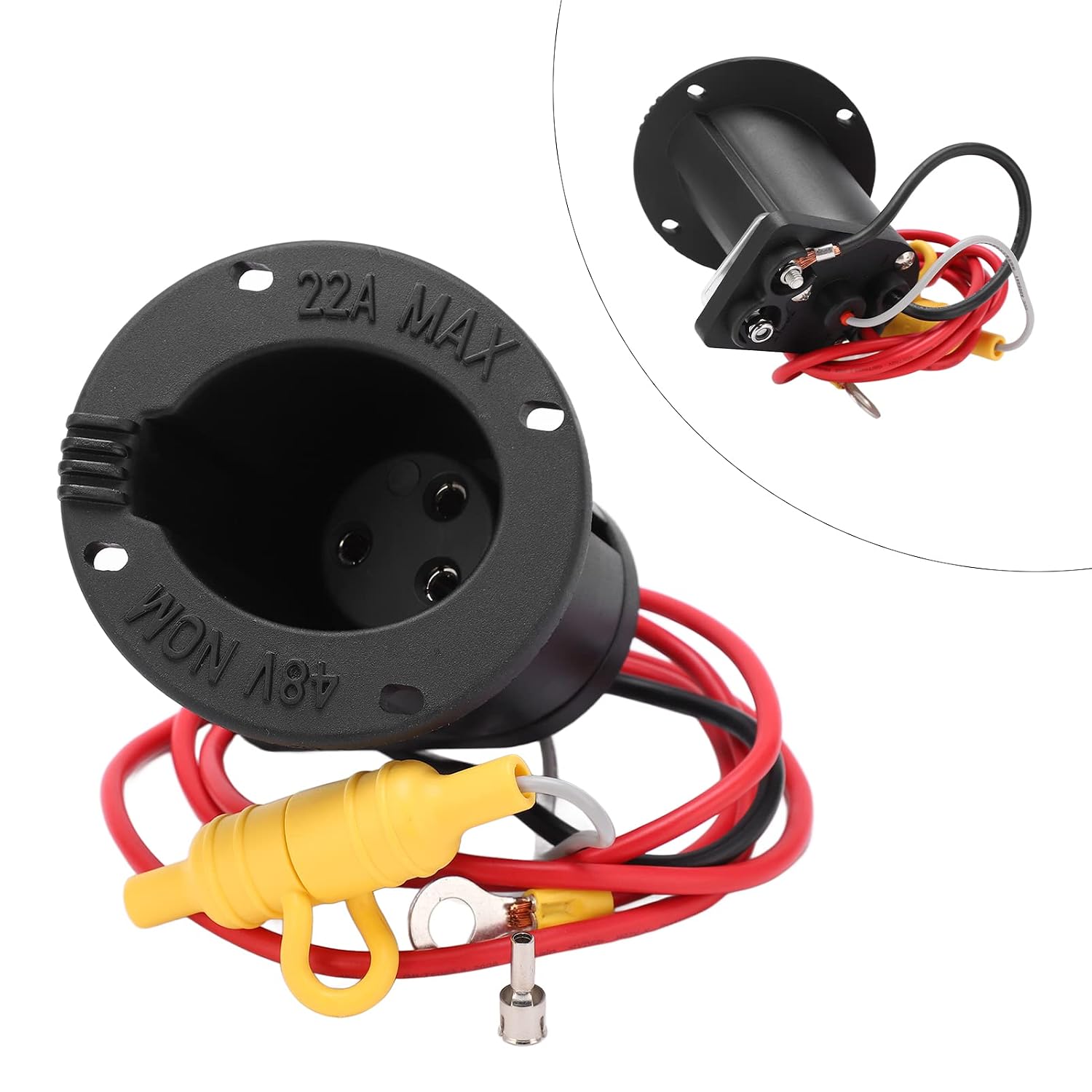 Karlak DS 2000‑Up Charger Receptacle OEM Design Safe Charging PlasticMetal Material