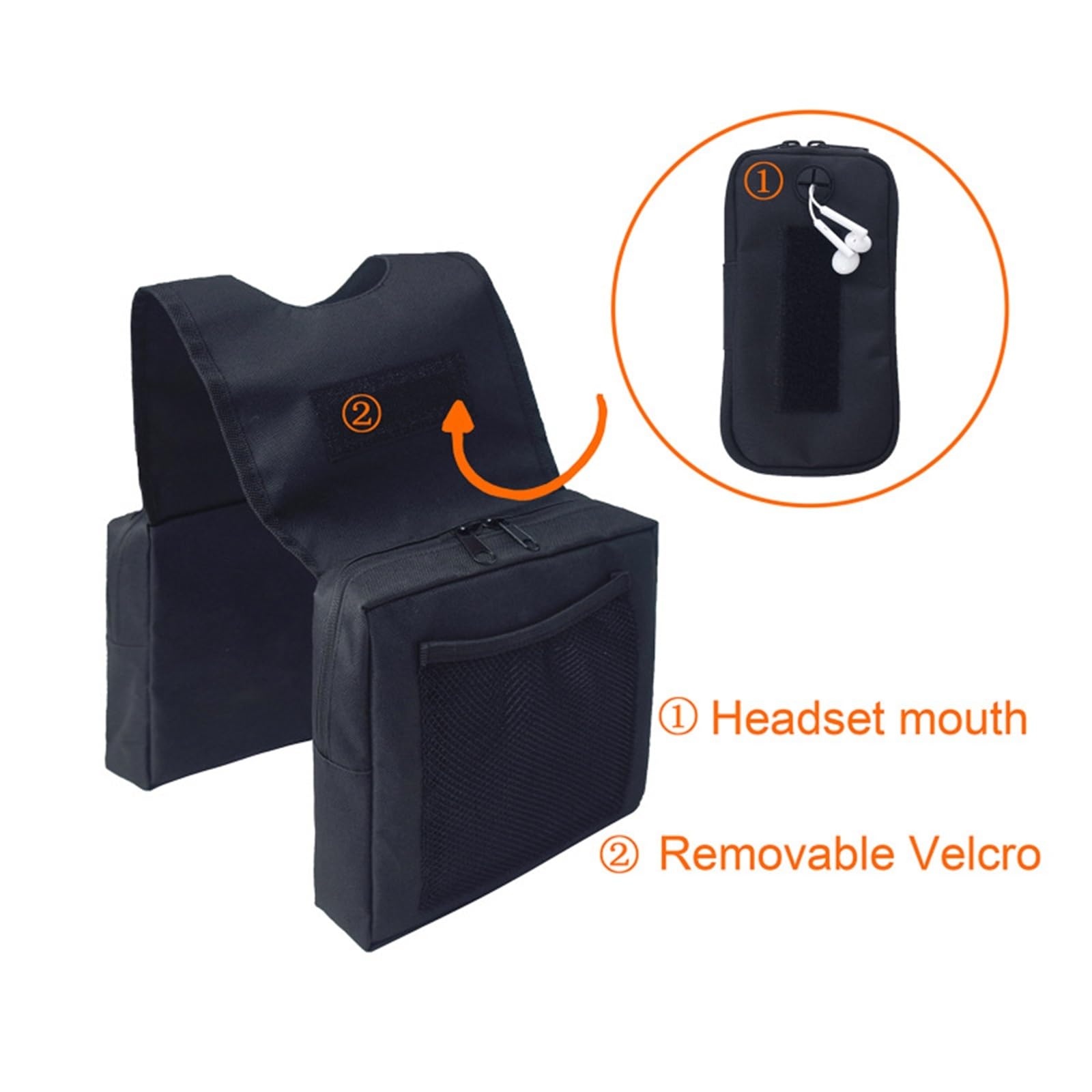 pour Moto Morini X-Cape 650 1200 Sacoche De Réservoir D'essence Étanche À Suspendre Sacoche Latérale De Réservoir(A)