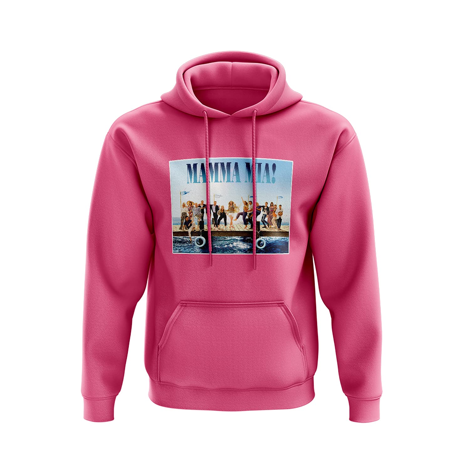 Smartypants Unisex Kids Candyfloss Pink Prime Mamma Mia Hoodie - Musical Romantic Comedy Film Cast Inspired Gift Present 80% Ringspun Cotton Polyester (, 3XL)