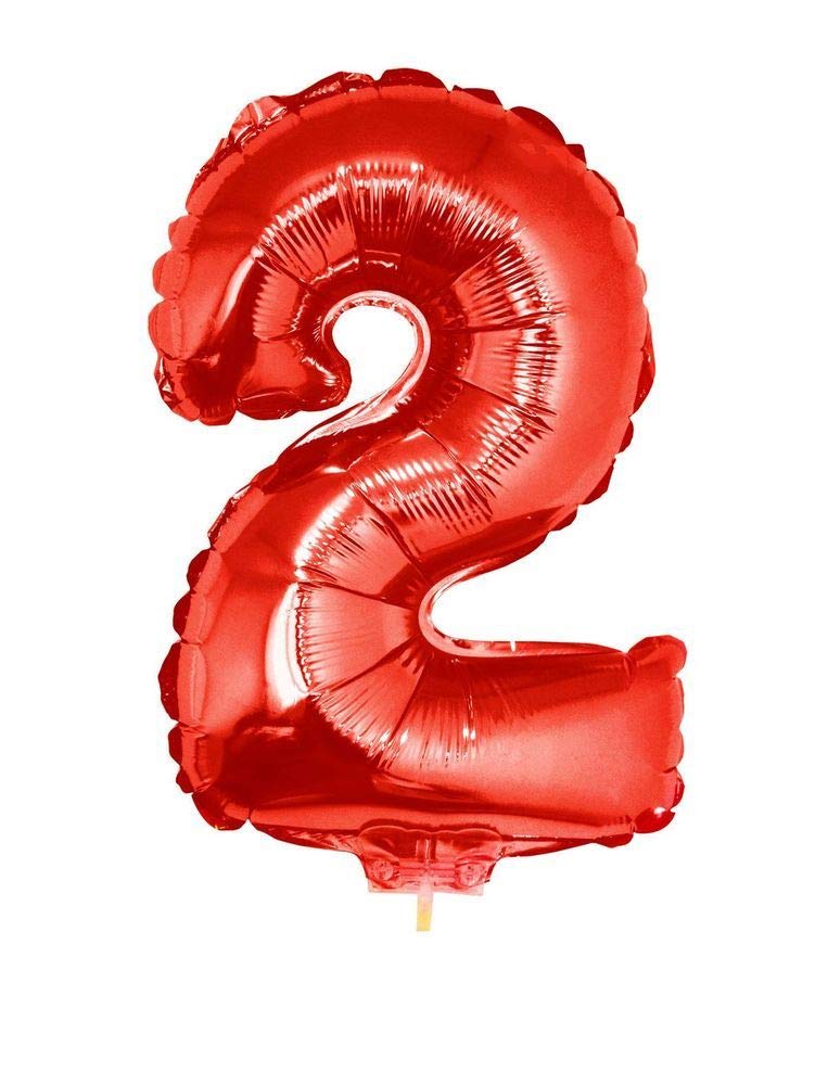 XXL Zahlenballon 100 Cm – Riesenzahl Für Geburtstag & Party – Rot, Zahl 3 – Folienballon