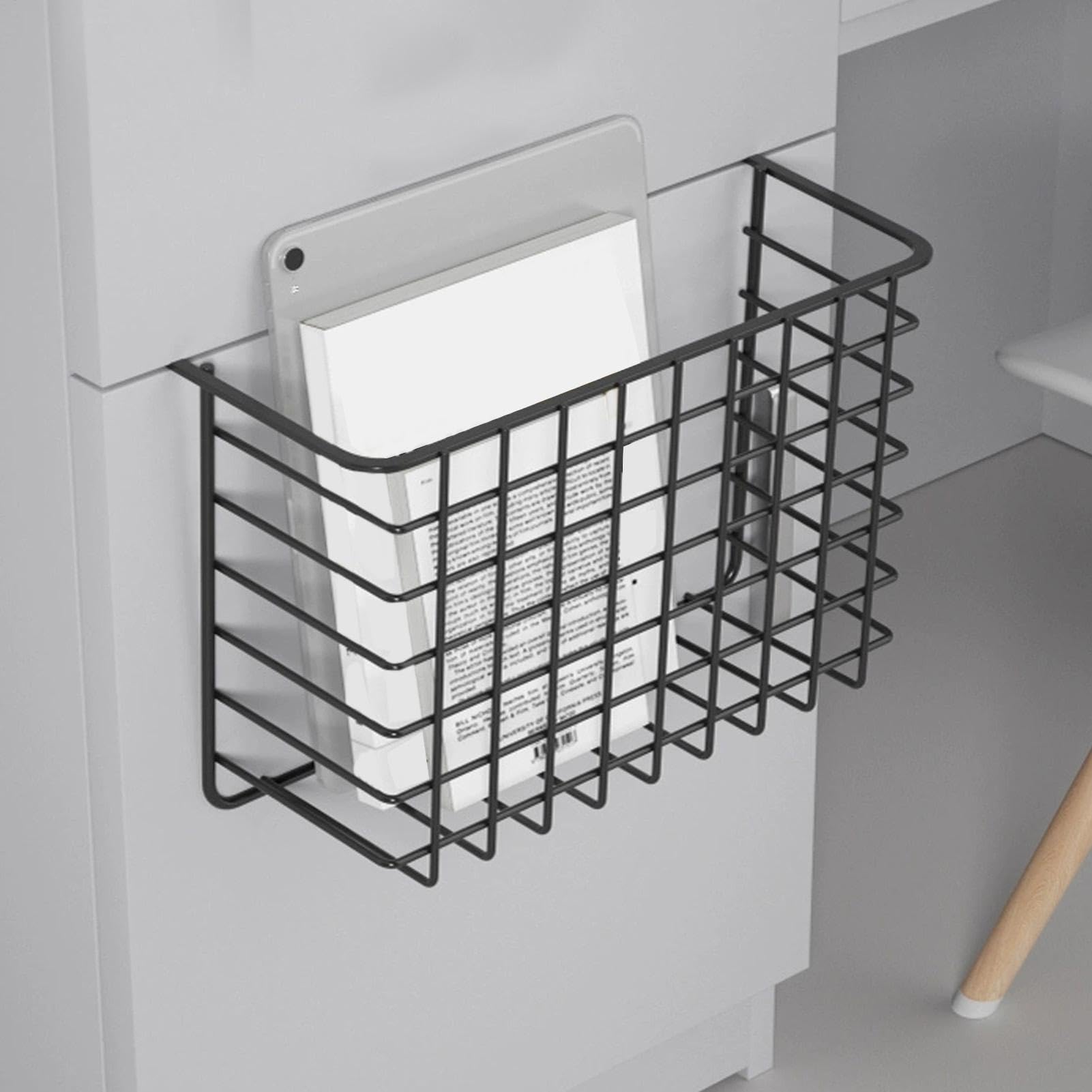 Sous le panier de rangement - Sous l'étagère de cabinet, panier d'organisation d'armoire de cuisine | Organisateur sous étagère de placard pour pantry, comptoir, buanderie