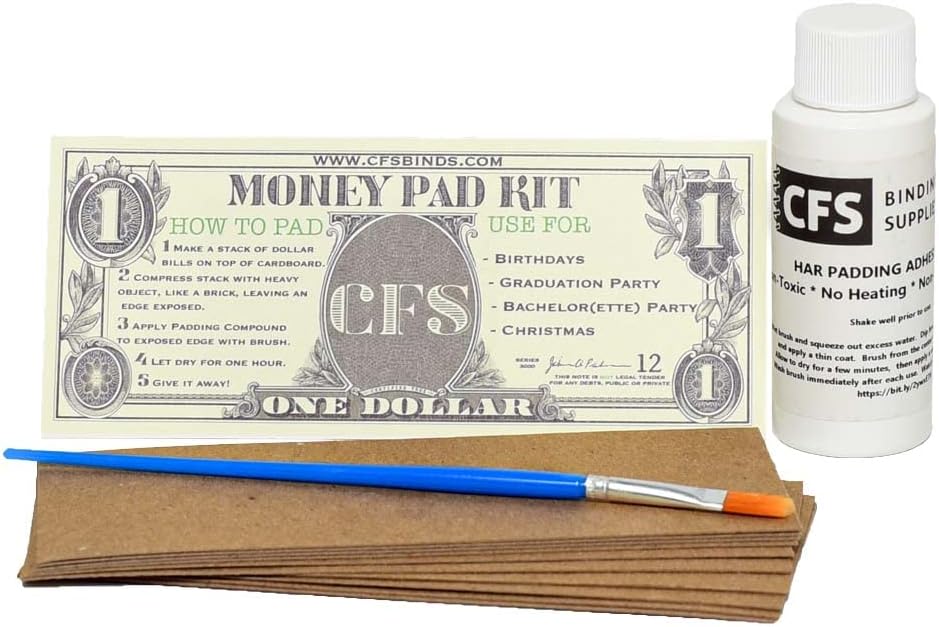 Money Pad Kit DIY Padding Kit Includes 2oz of HAR