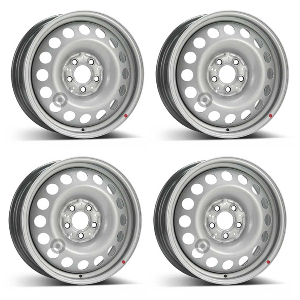 4x Alcar Stahlfelgen 4-9002 6.5Jx17 ET50 5x112 kompatibel mit Mercedes Benz Vito V
