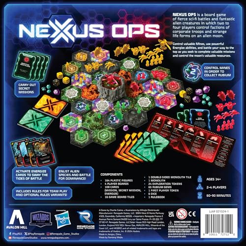 Nexus Ops juego de mesa de estrategia sci-fi 2-4 jugadores miniatura 2