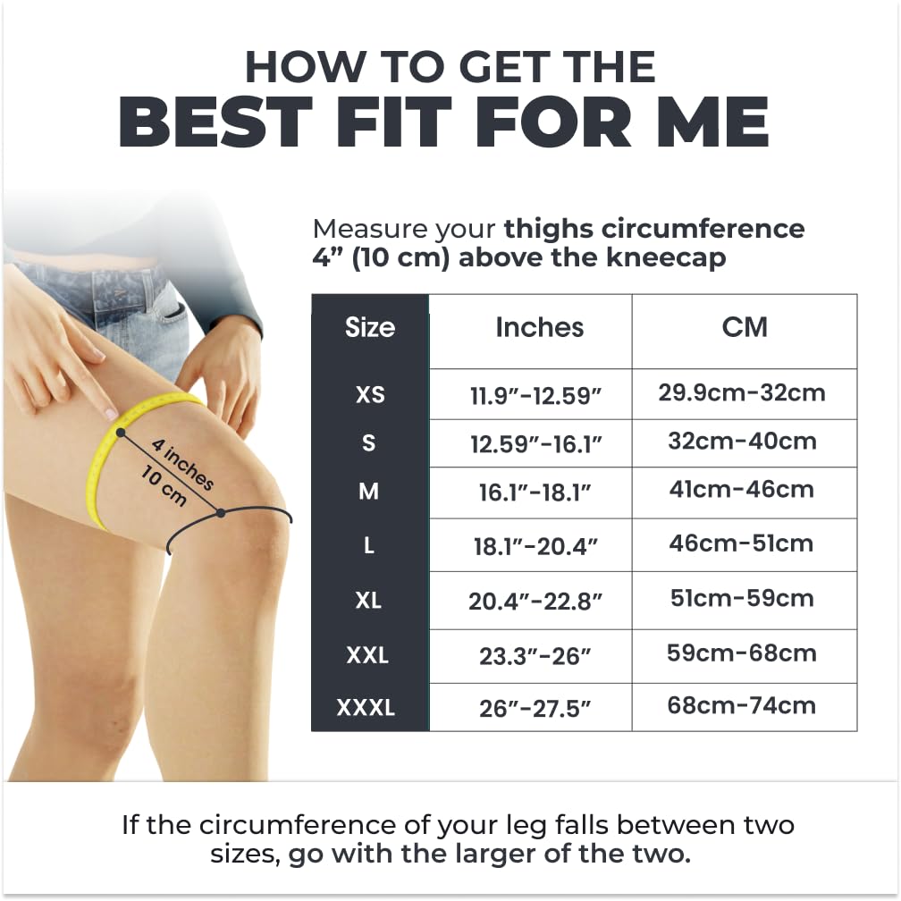 Modvel Kompressions-Kniebandage für Damen und Herren, 2 Stück, Kniebandage für Damen, Laufen, Knieschmerzen, Kniestütze, Workout, Sportbandagen für Meniskusriss, ACL und Arthritis, Schmerzlinderung