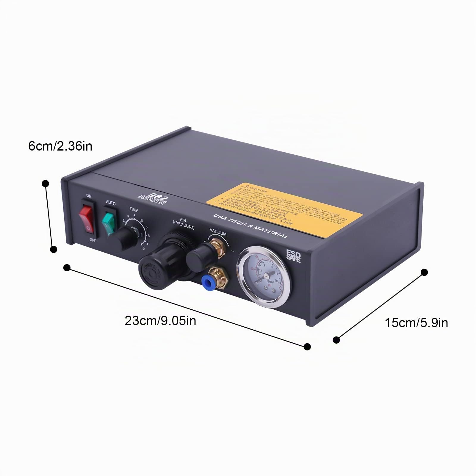 Pneumatico Distributore Controller 982 Semiautomatico Colla Dispenser Macchina Macchina Liquido Saldatura di Precisione per la maggior parte degli adesivi gialli, adesivi ad asciugatura rapida